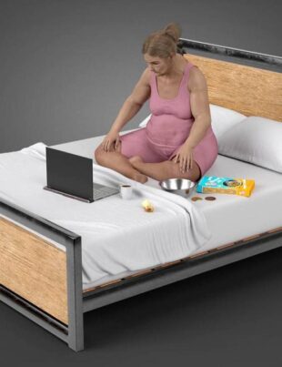 STUDIU. Cum vei arăta în anul 2100 dacă alegi să lucrezi de acasă