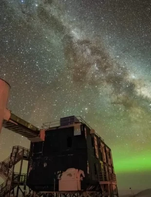 FOTO. Imagini inedite cu galaxia. Un detector astronomic din Antarctica a surprins universul cum nu a fost văzut până acum