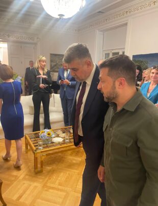 Ciolacu s-a întâlnit cu Zelenski la Atena: „România este alături de Ucraina până la victoria acesteia”
