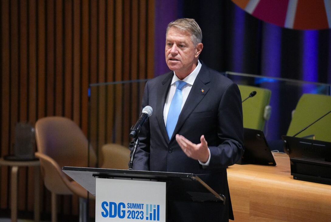 Iohannis, la Adunarea Generală a ONU: România a atins deja 62% din țintele naționale pentru Dezvoltarea Durabilă