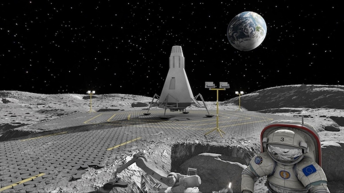 Inginerii de la Paver fac drumuri pe Lună. Folosesc doar lumină solară și praf lunar