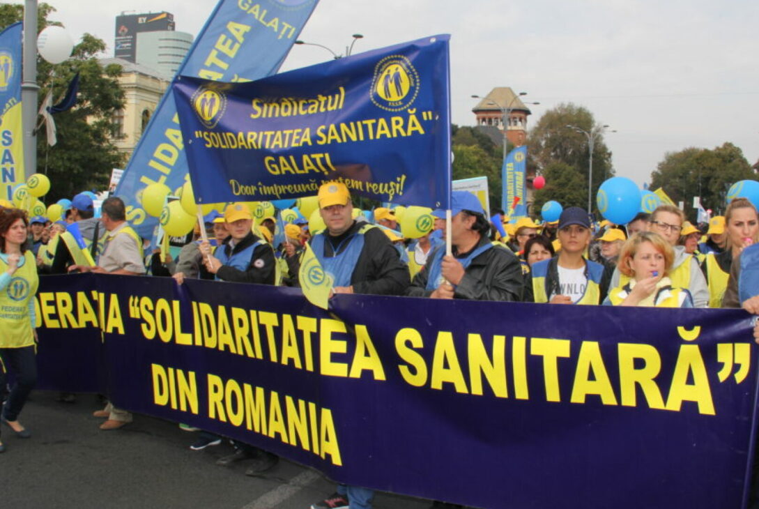 Solidaritatea Sanitară organizează astăzi o grevă de avertisment