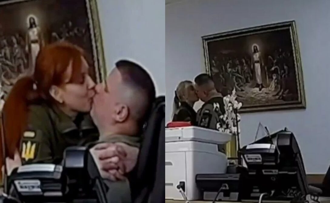 Scene de filme pentru adulți cu un soldat ucrainian și mai multe femei! Ofițerul nu a negat că el este protagonistul înregistrărilor