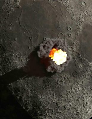 Șansele ca un asteroid să lovească Luna sunt în creștere