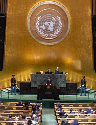 Nicușor Dan, de la tribuna ONU: România își consolidează rolul în securitatea Europei
